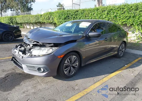 2017 Honda Civic Ex-T из США, поврежденный, VIN 19XFC1F32HE203385